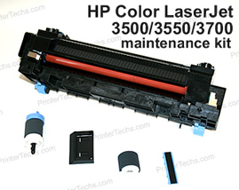 HP Color LaserJet 3500 maintenance kit parts
