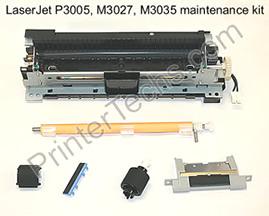 HP LaserJet P3005 series maintenance kit parts